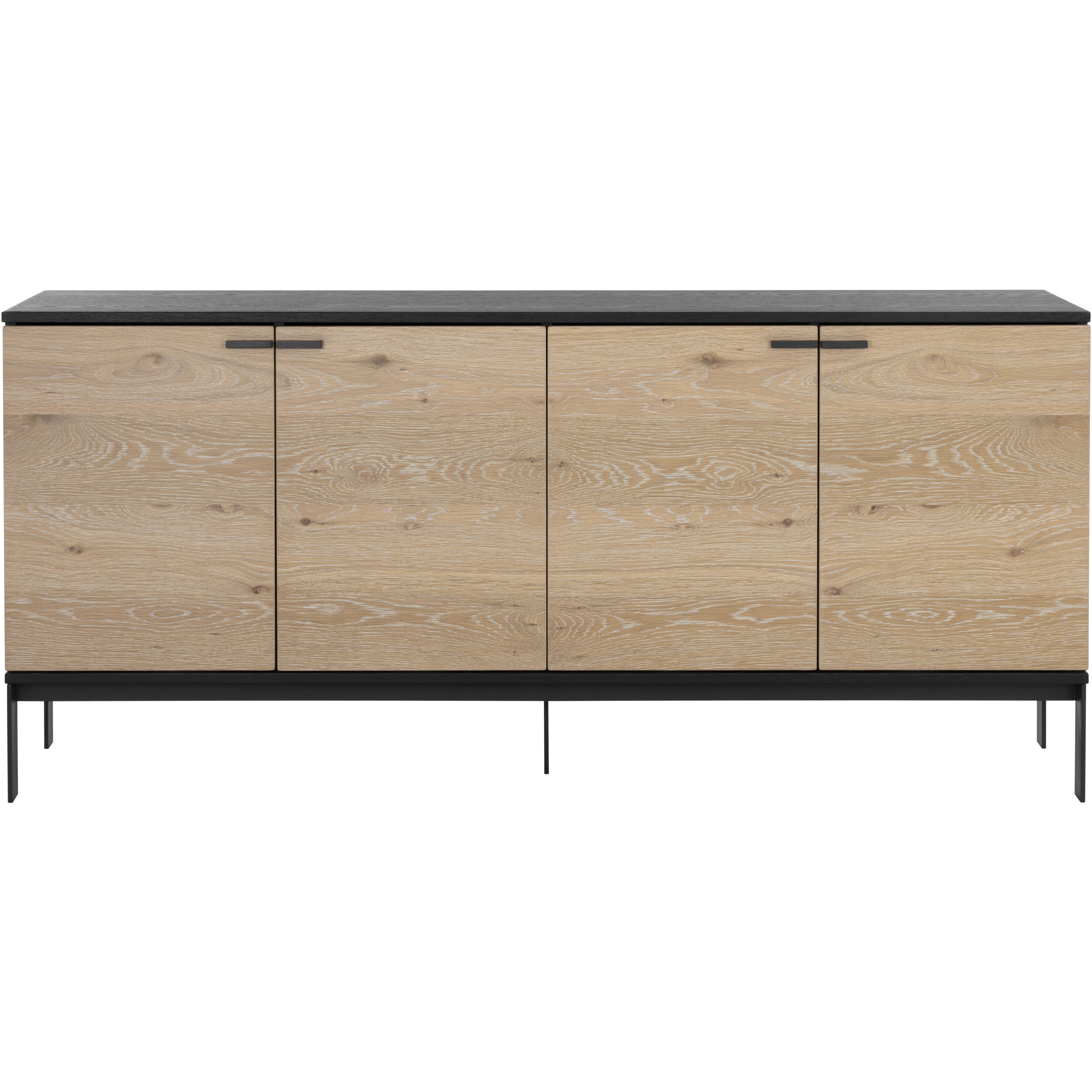Rosso 71 X 18 inch Black / Brown / Matte Black Sideboard, Large